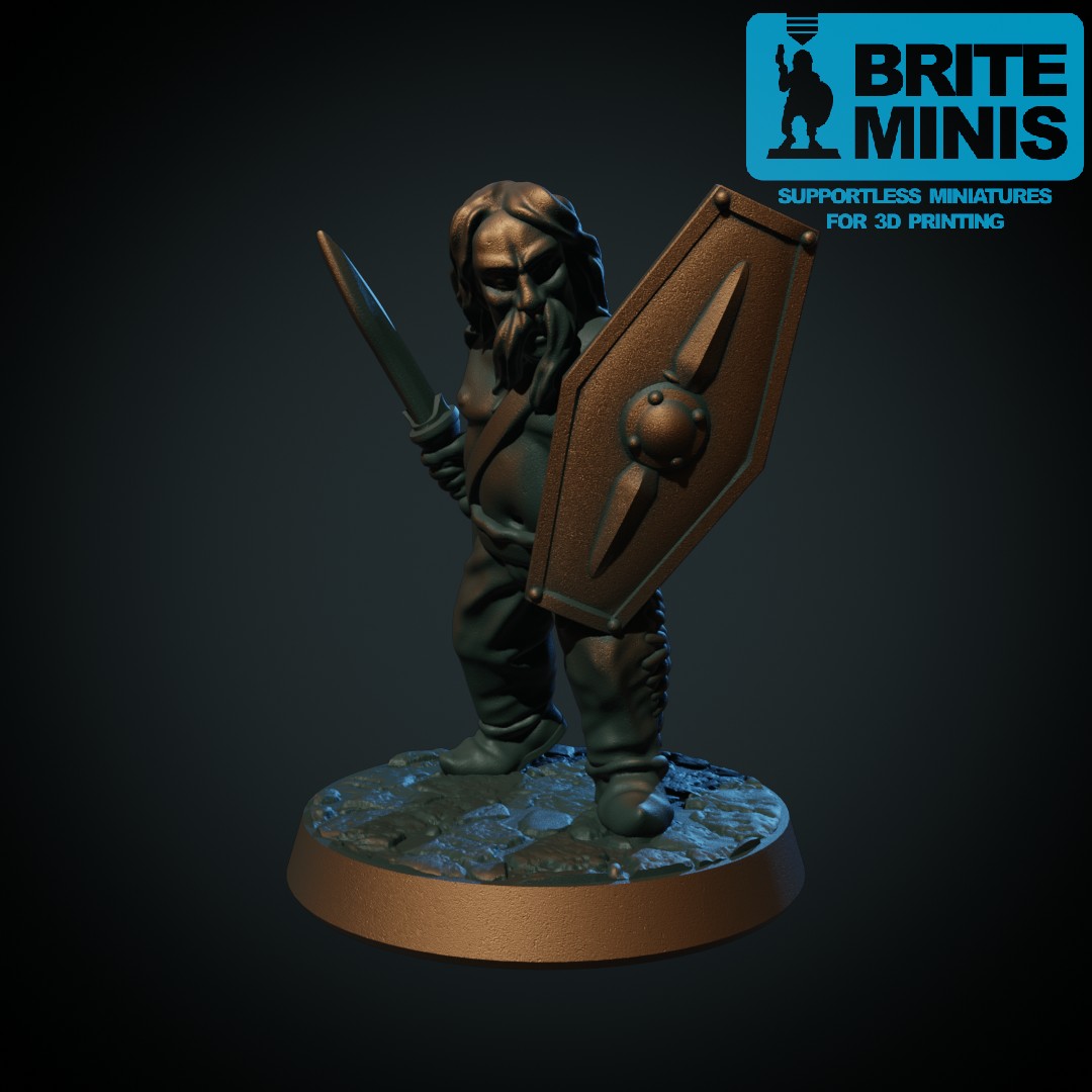 Germanic barbarian with sword