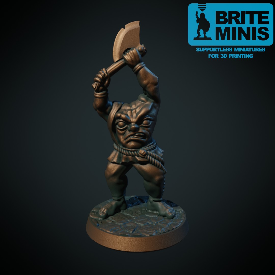 Blemmy with axe