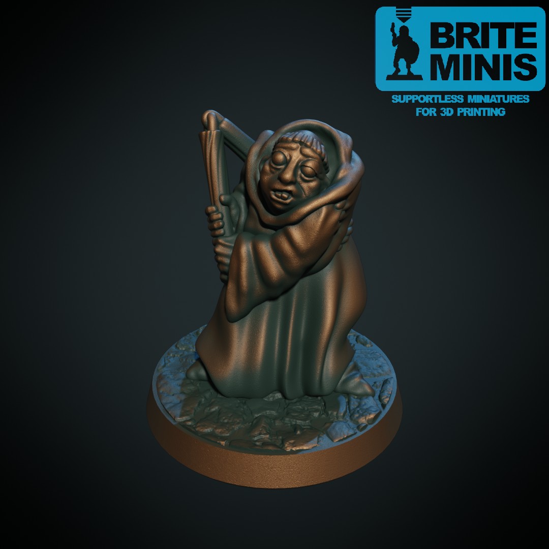 Cleric with flail