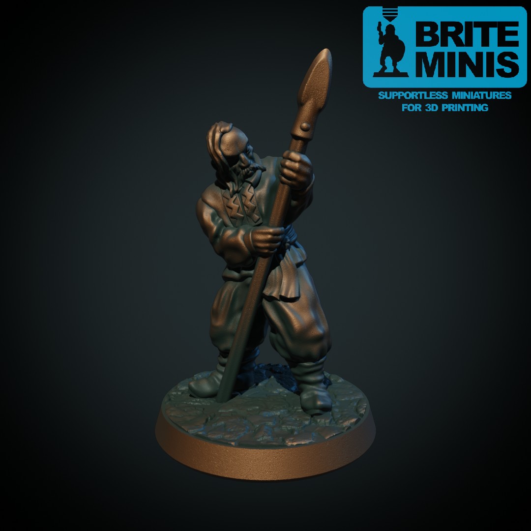 Cossack with spear