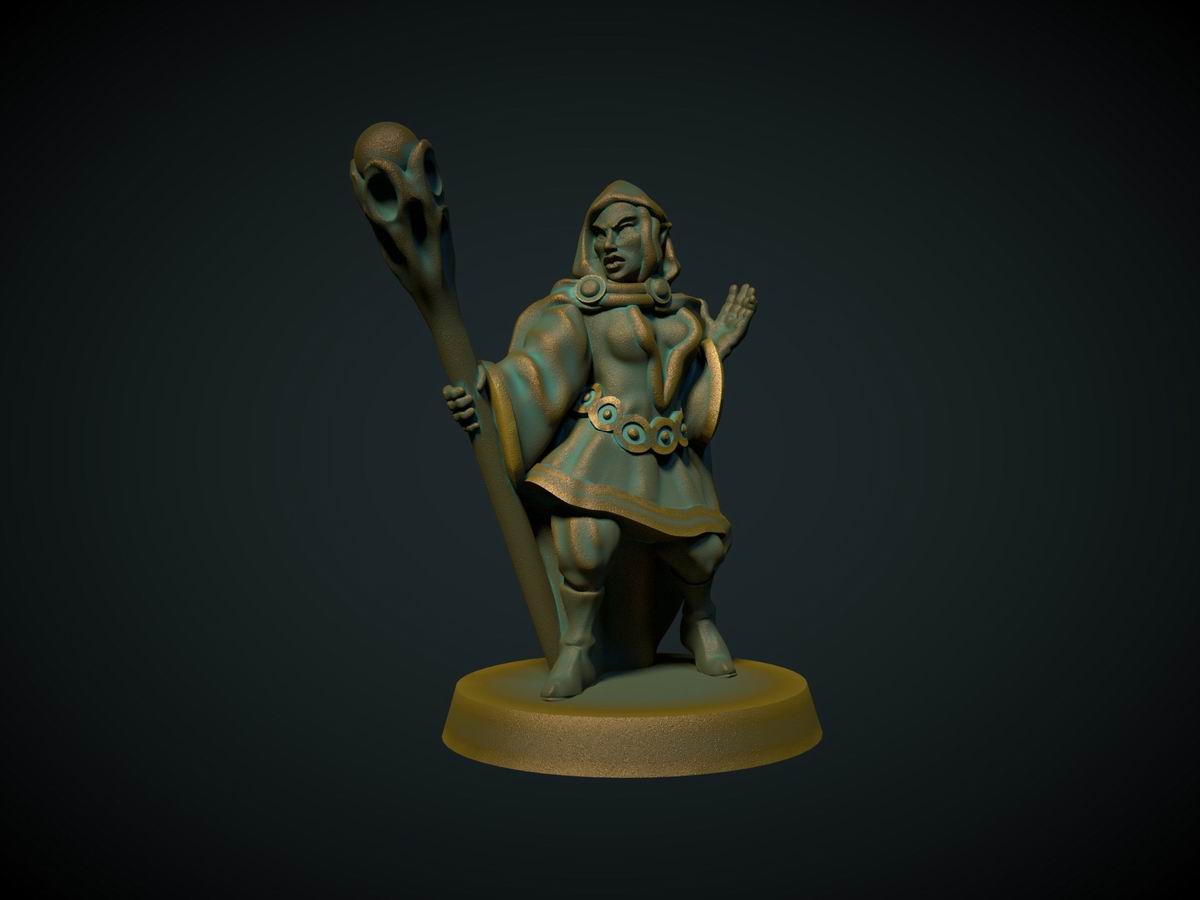 Female elf mage