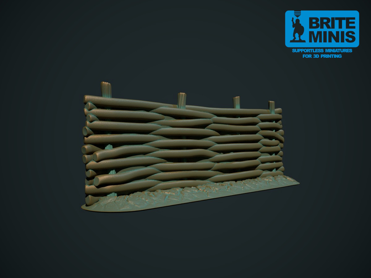 Wicker fence