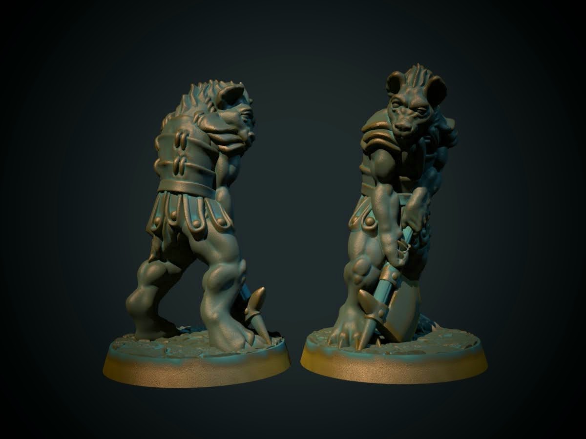 Gnoll with axe