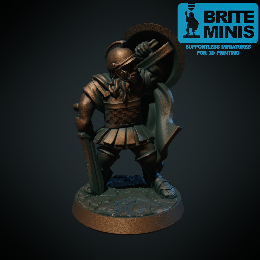Greek hero with sword