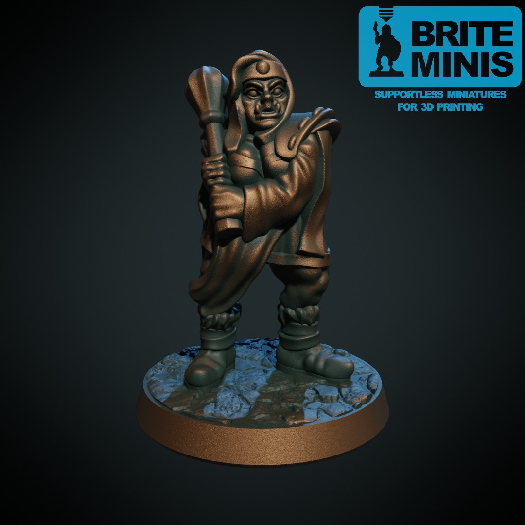 Half-orc female cleric