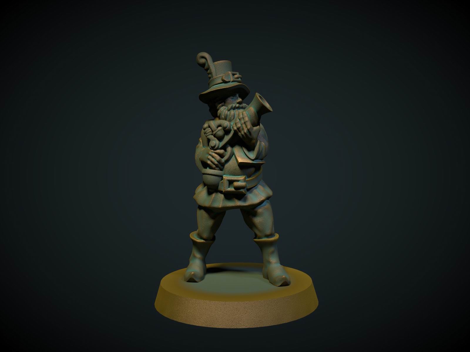 Highwayman with blunderbuss