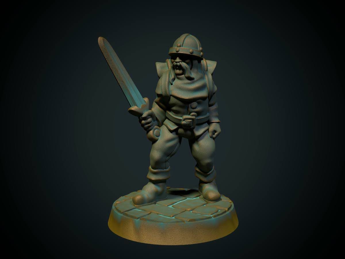 Hireling with sword