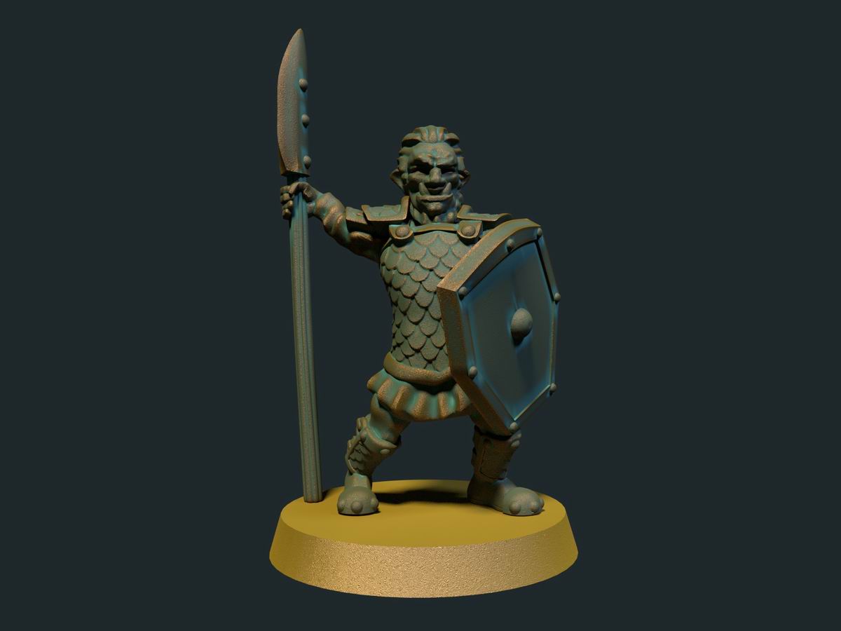 Hobgoblin with spear/halberd