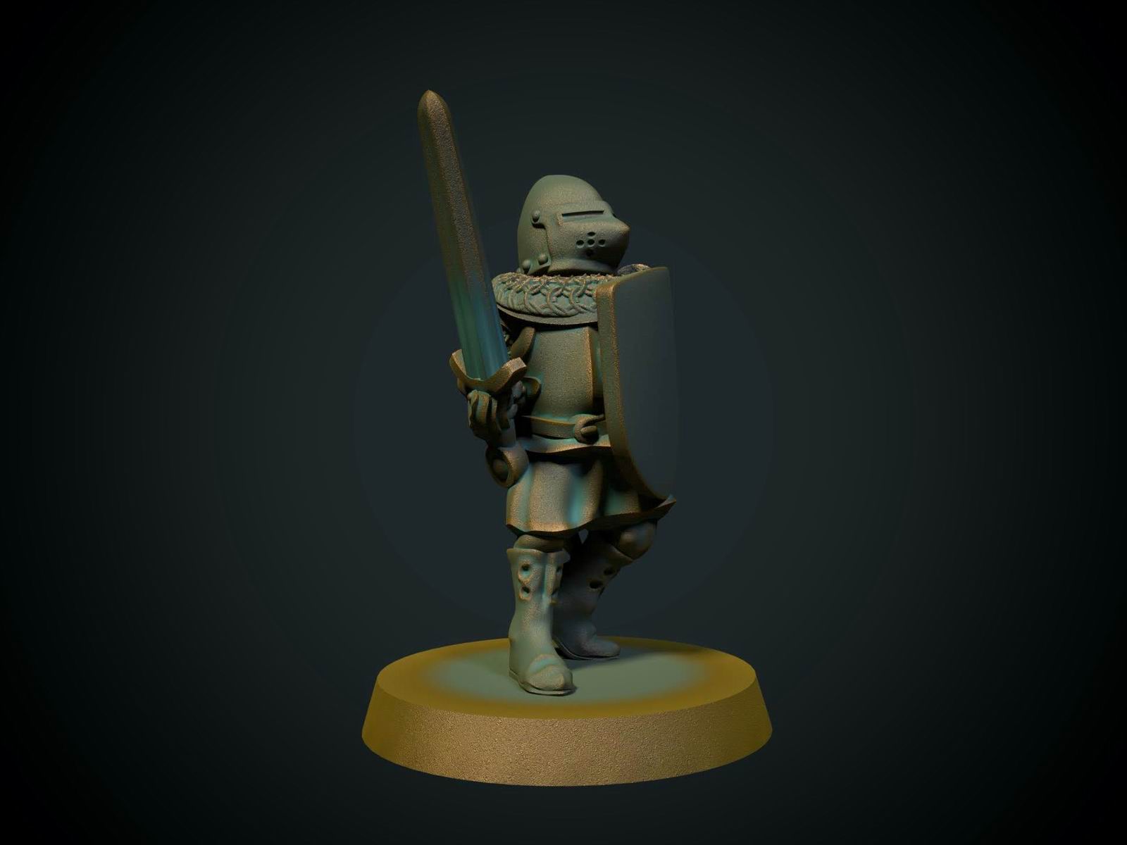 Knight with pigface helmet 2