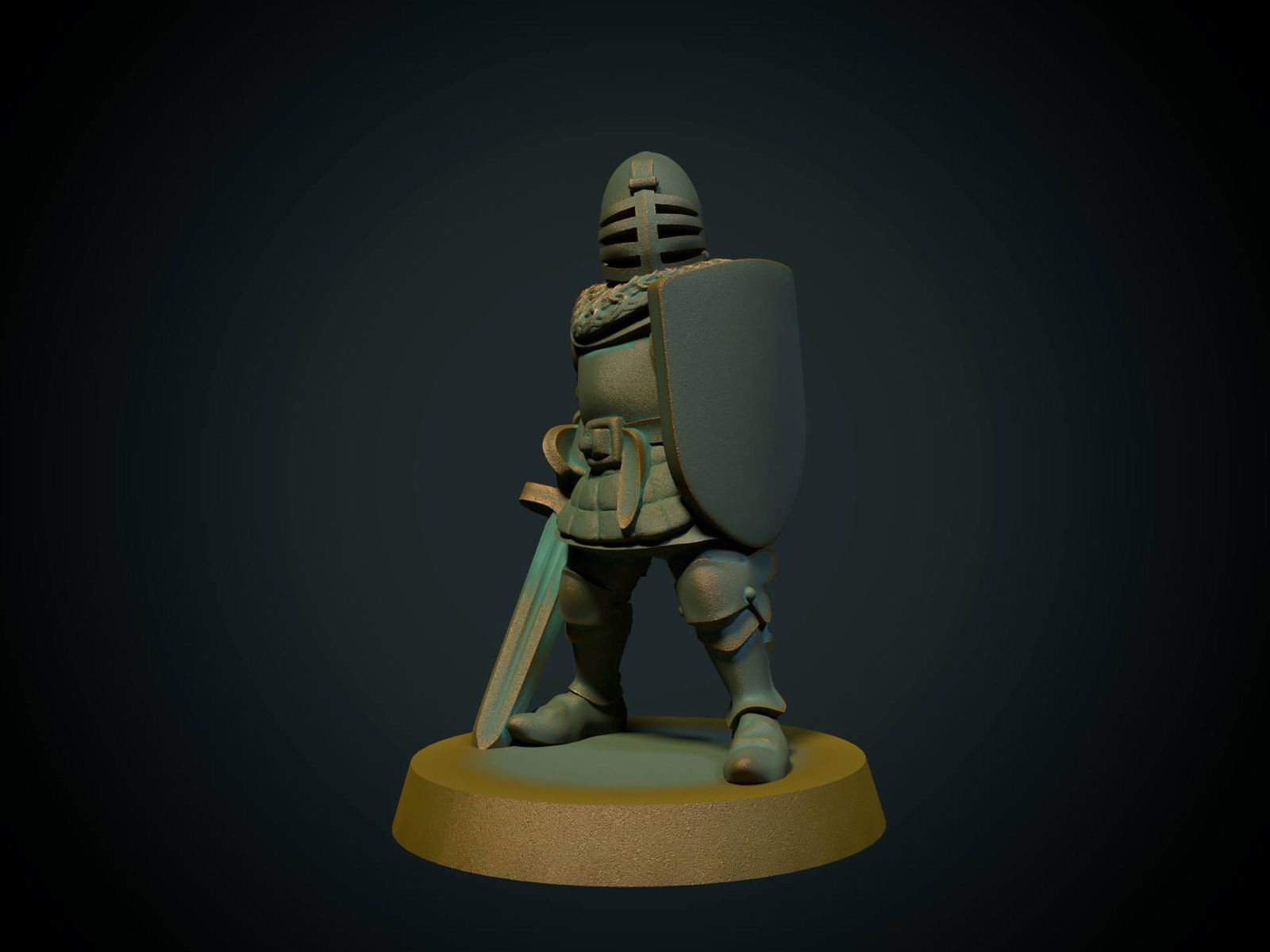 Wolfrib helmet knight