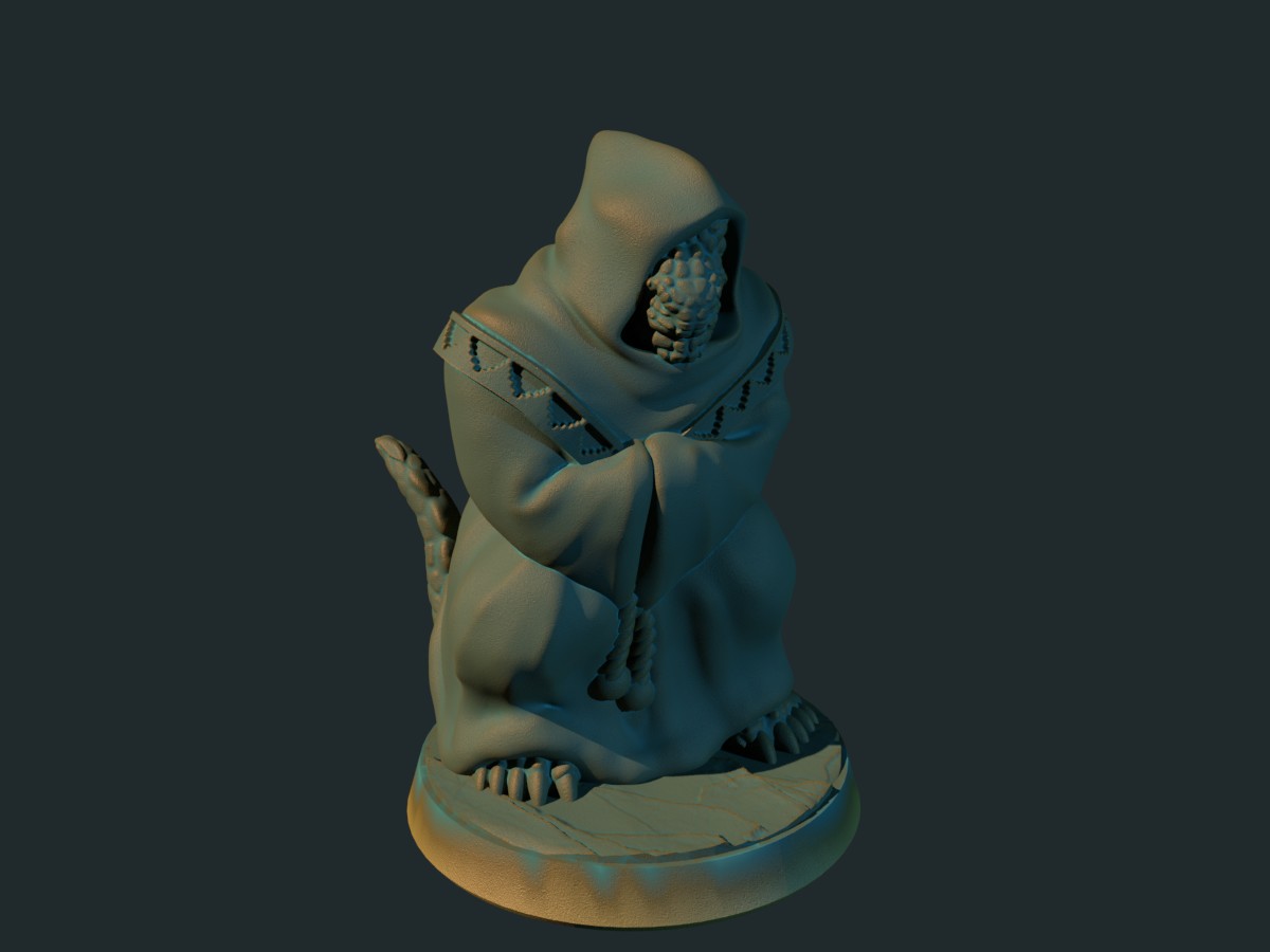 Lizardman hooded