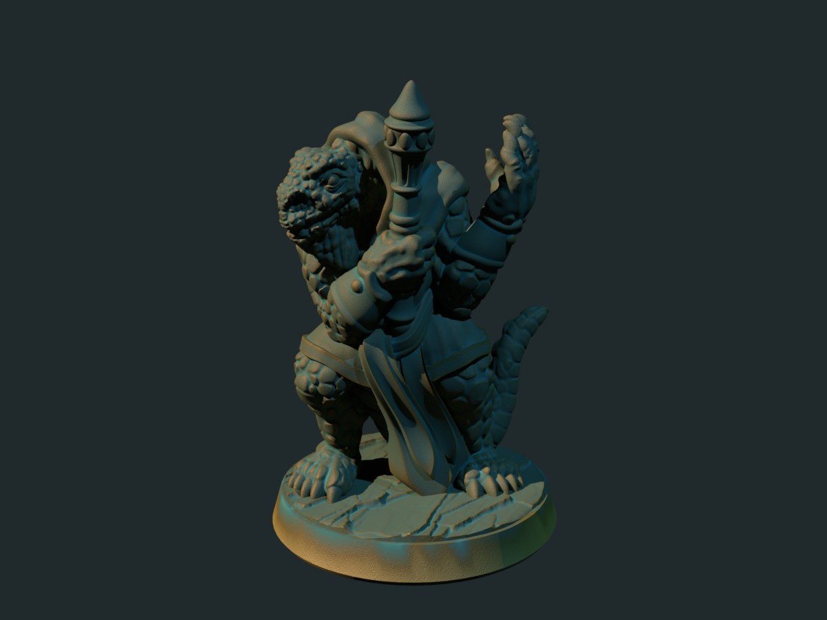 Lizardman mage