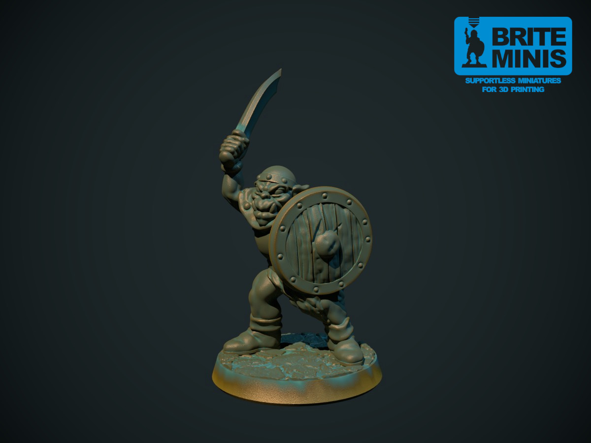 Orc with scimitar