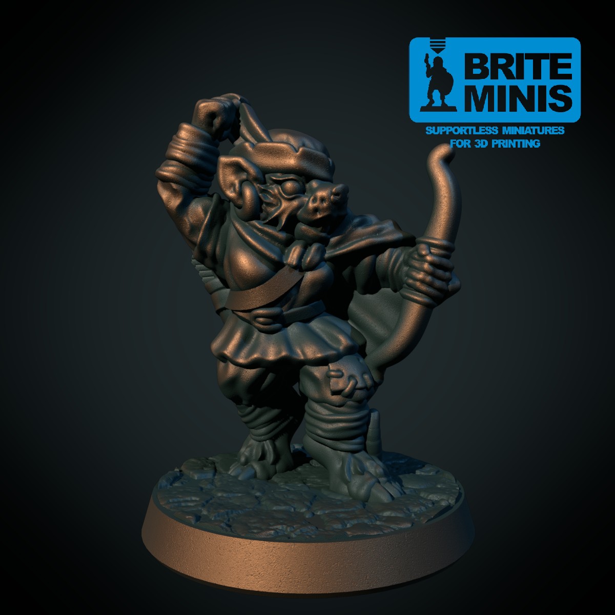 Ratfolk female archer