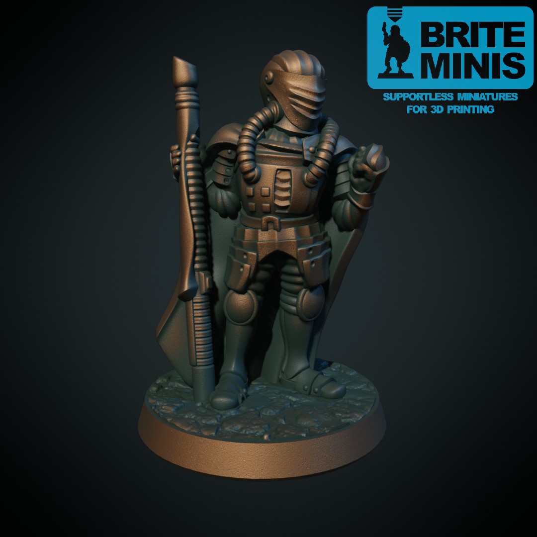 Space Knight with electrolance