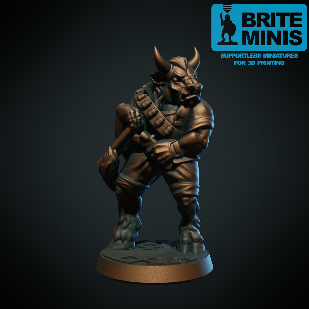 Minotaur with shotgun