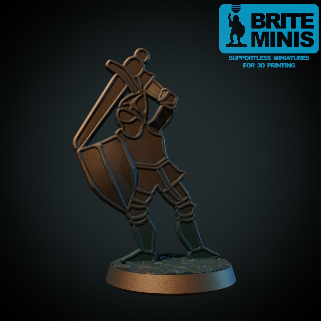 Stained glass knight