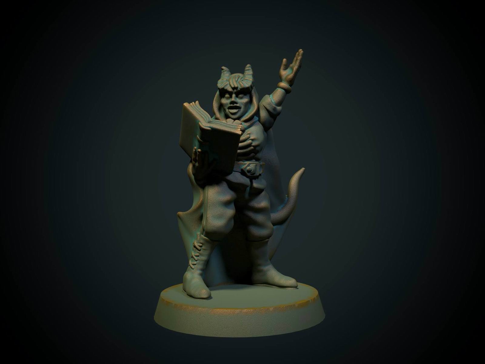 Tiefling female mage