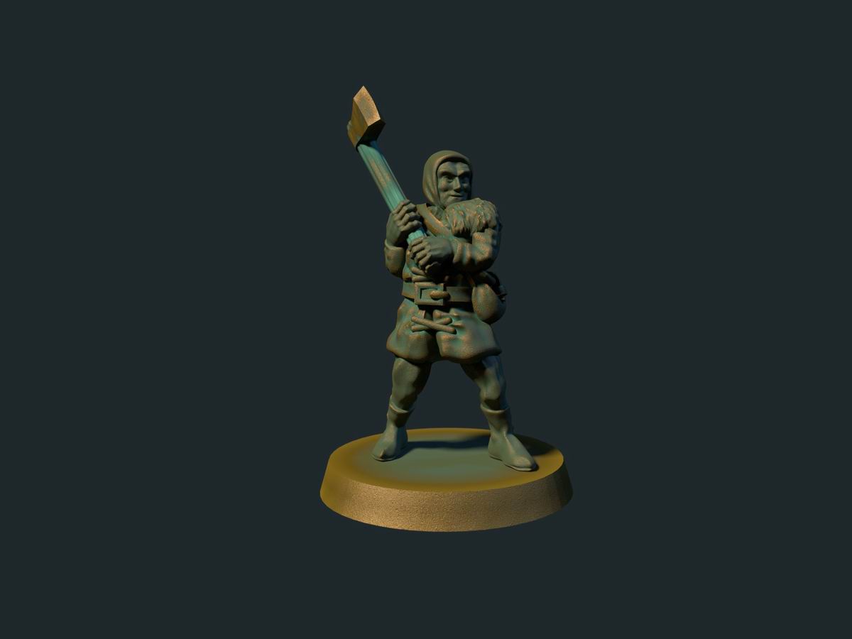 Bandit with axe
