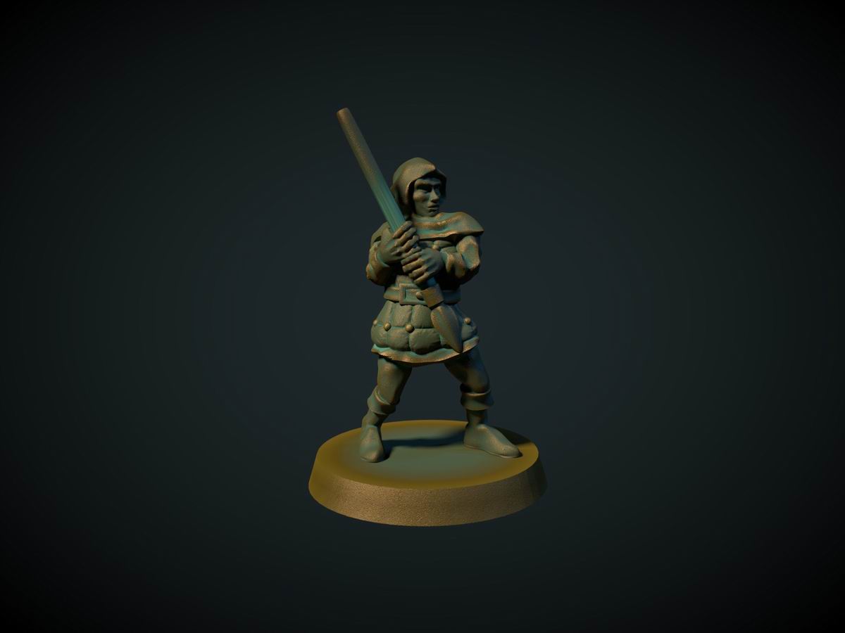 Bandit with spear