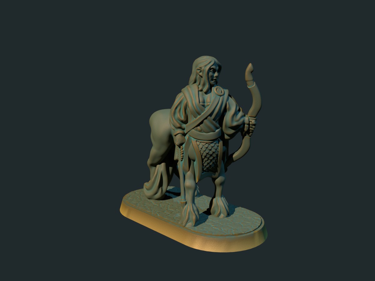 Centaur female with bow