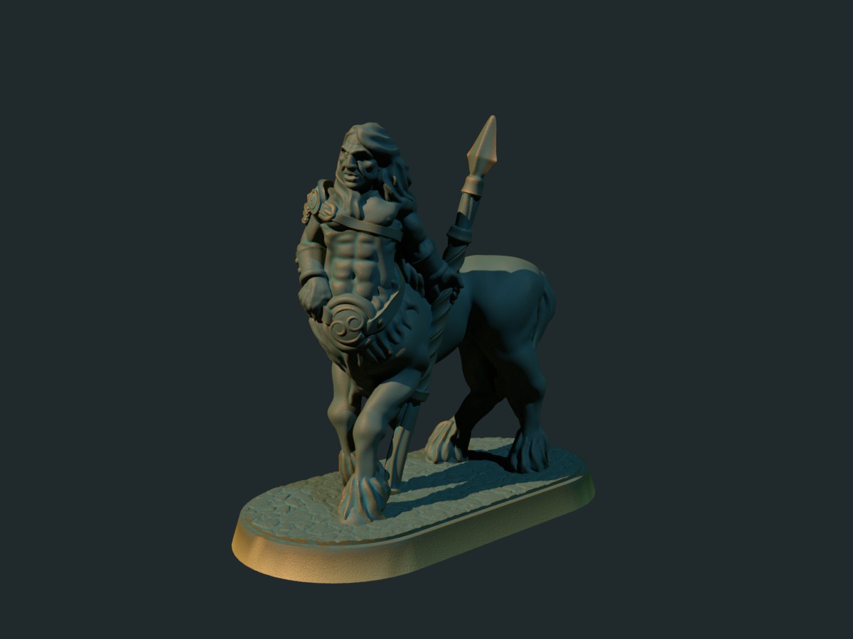Centaur male with spear