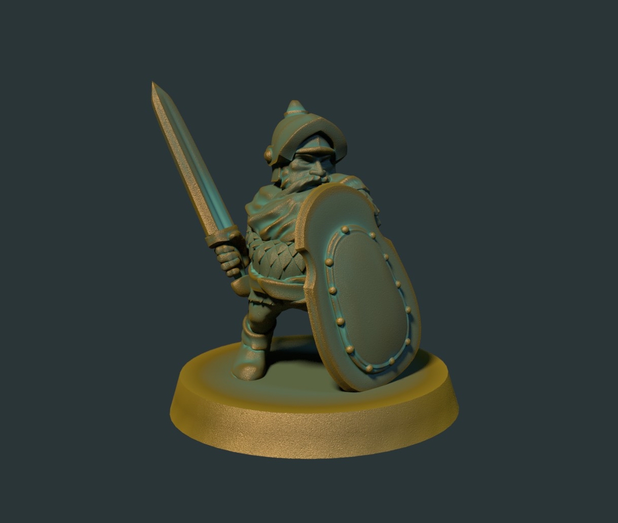 Dwarf swordsman