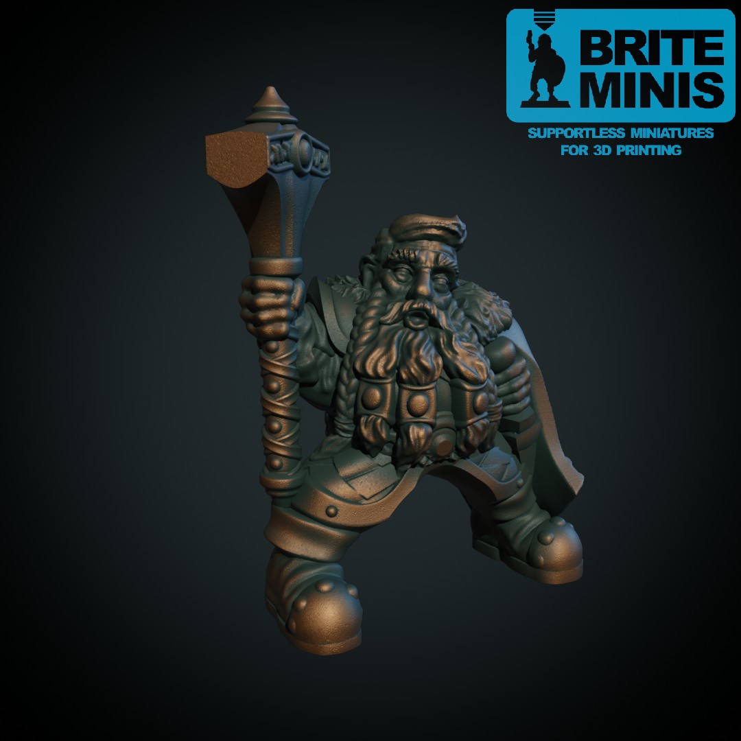 Dwarf lord mounted