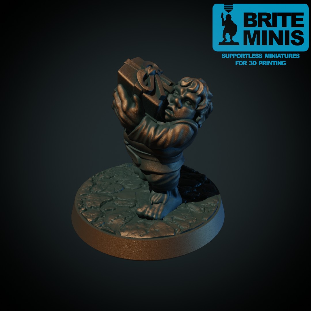 Halfling with present