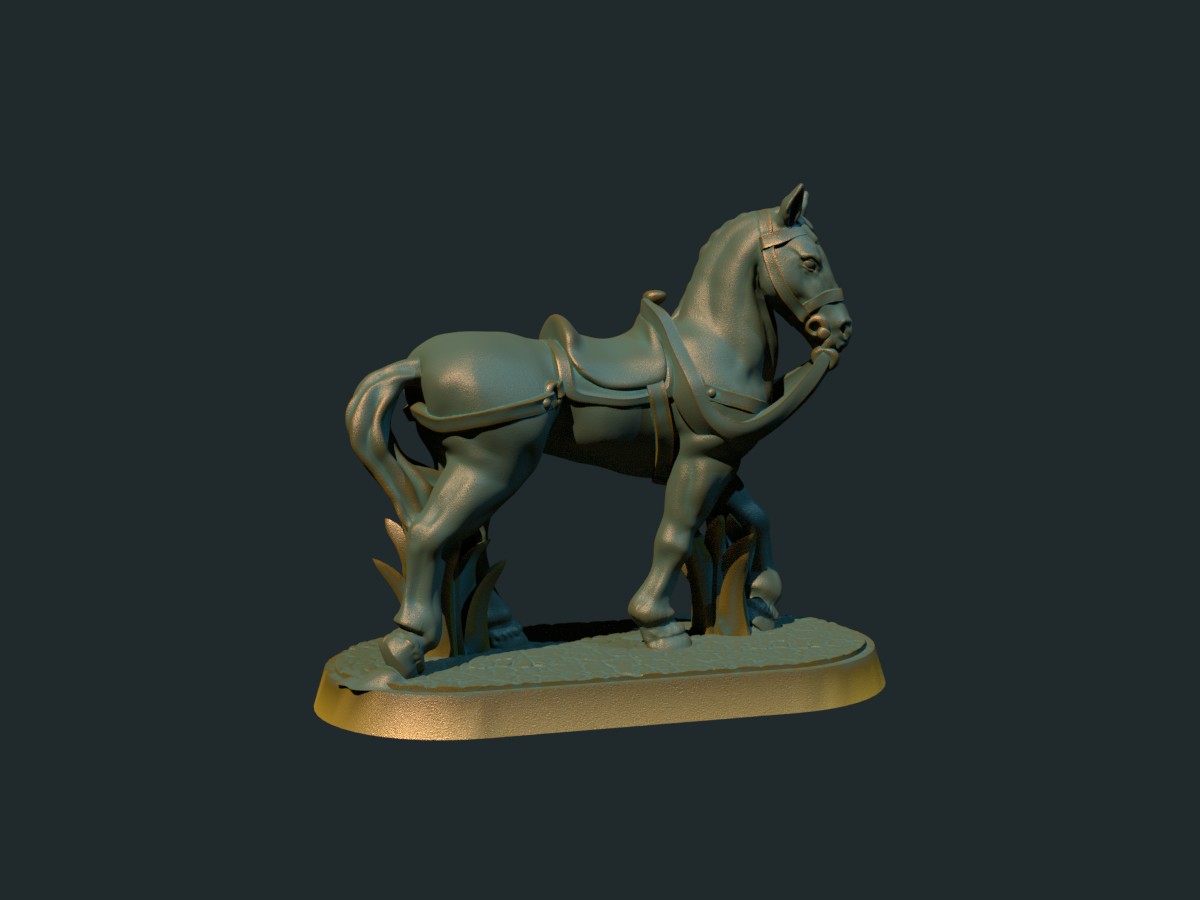 Horse 2 with grass