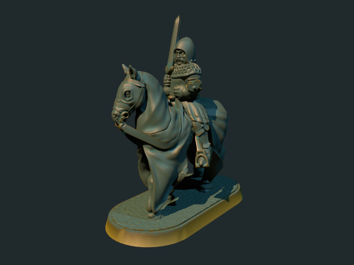Mounted knight
