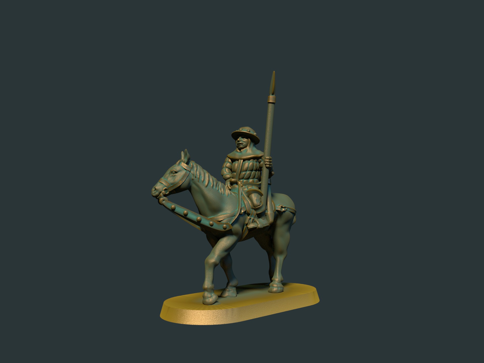 Spearman mounted