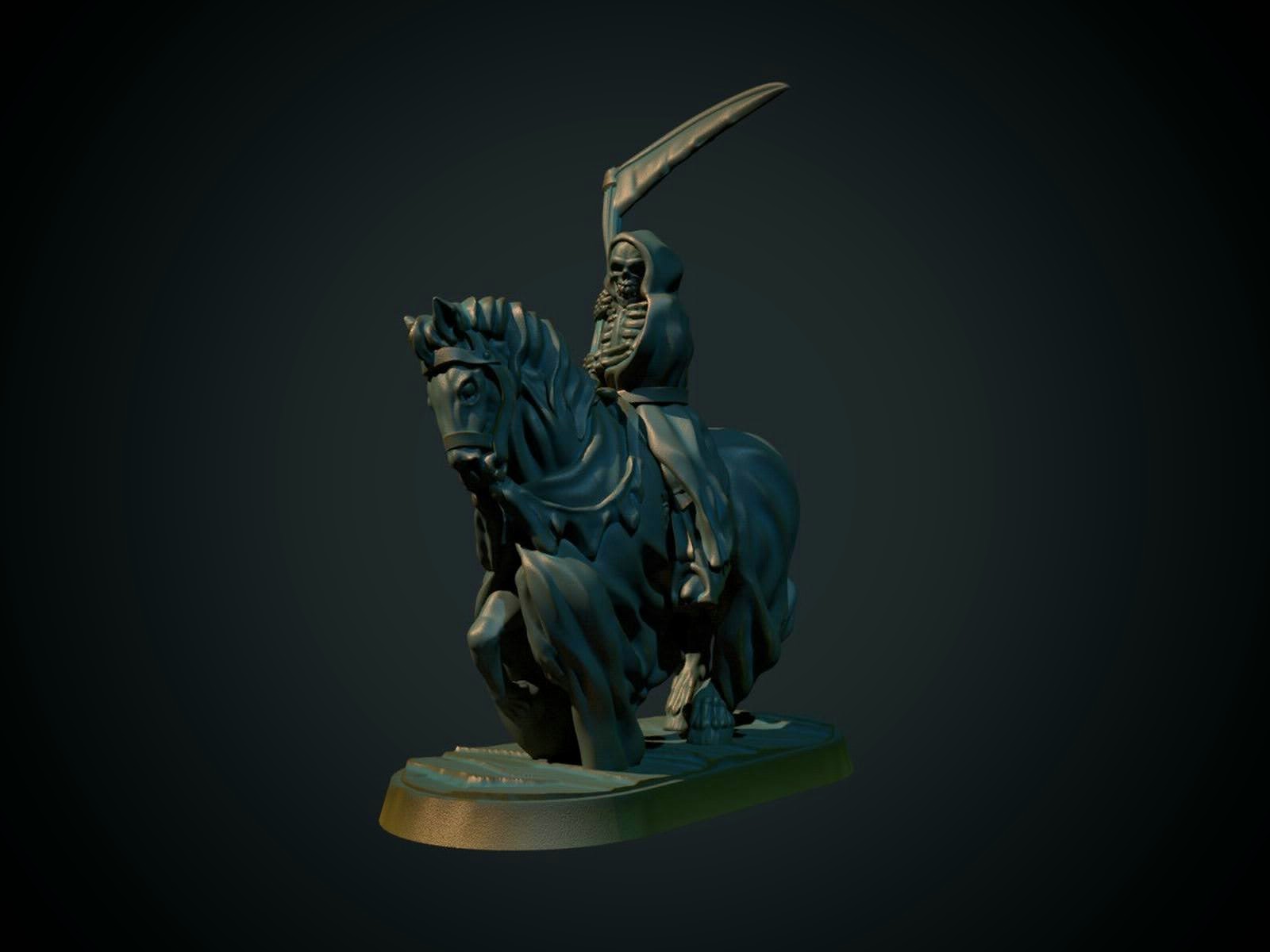 Grim reaper mounted