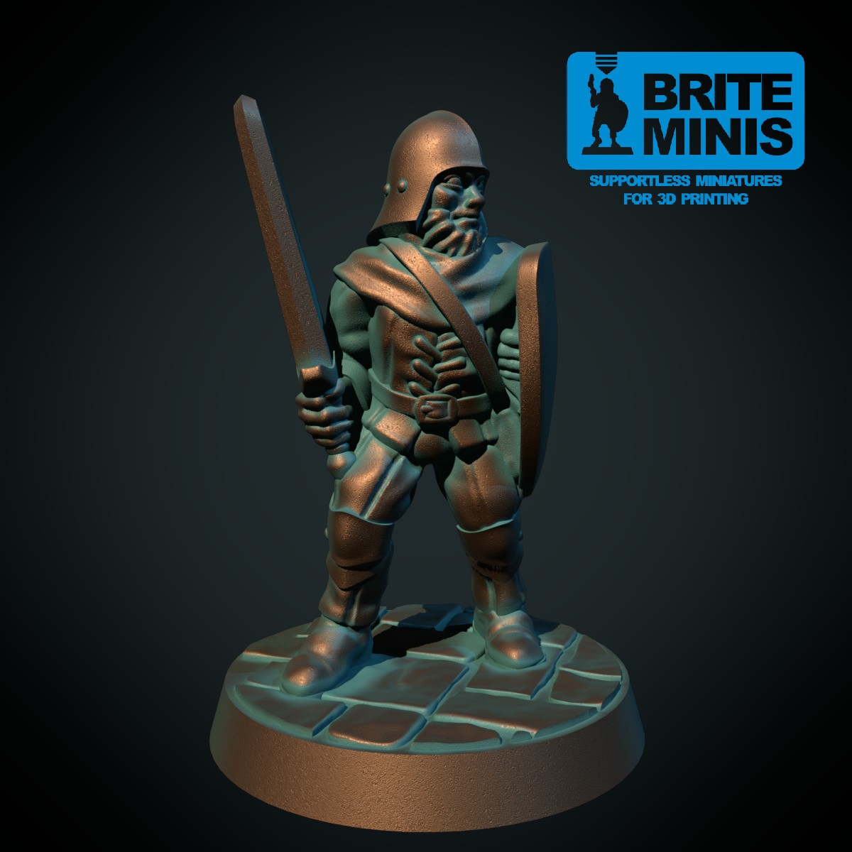 Man at arms with sword 2