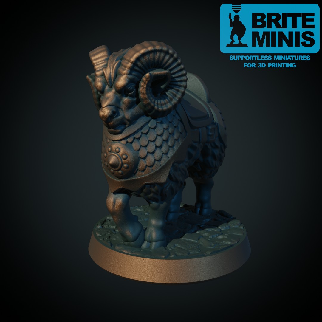 Ram battle mount