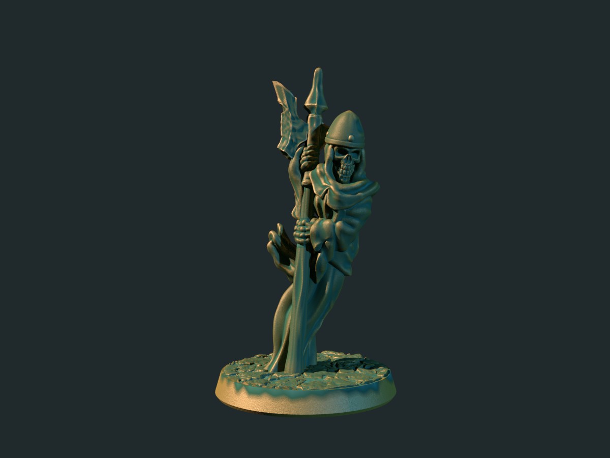 Wraith with Halberd